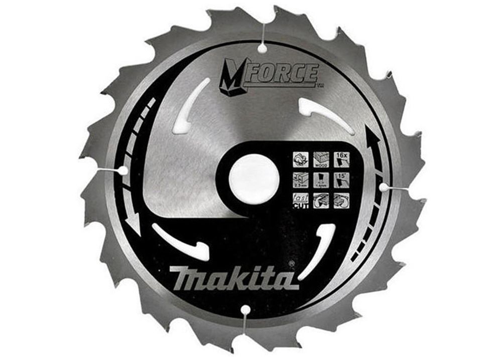 Диск пильный Makita по дереву 210x30x1.4мм, 16зуб. M-FORCE MAKITA B-31326 Диск пильный Makita по дереву 210x30x1.4мм, 16зуб. M-FORCE MAKITA B-31326