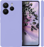 Мягкий Soft Touch чехол из силикона для XIAOMI REDMI NOTE 14 4G (не 5G!) с бархатной подкладкой