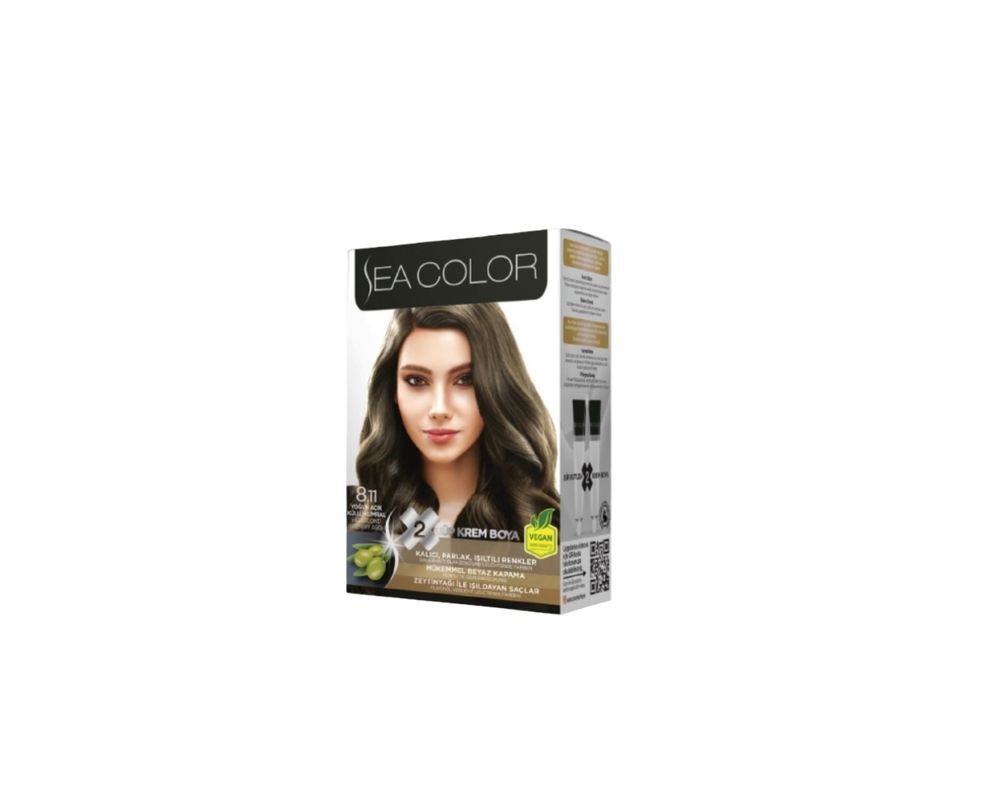 Краска для волос Eva Color Hair 8.11  Насыщ. пепельный светло - русый