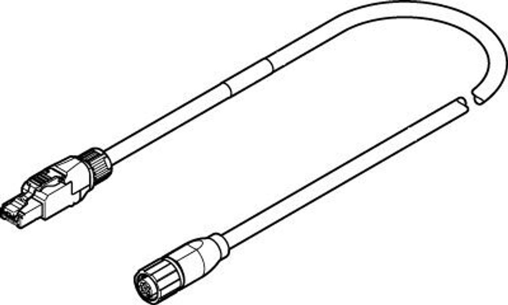 NEBM-M12G8-E-2.5-N-R3G8 Кабель кодирующего устройства
