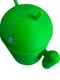 Фигурка Робот - Андроид 3D печать (зеленый)