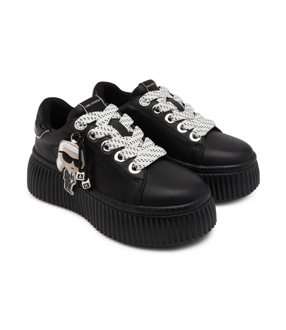 Кожаные кроссовки kreeper lo karl nft Karl Lagerfeld - черный(KL42376N)