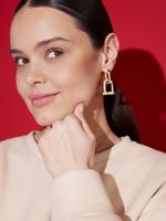 СЕРЬГИ "STATEMENT 2 IN 1"