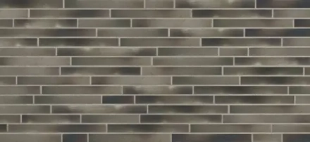 Terramatic, Forta Grey Riegel AB 8303R, Riegel390x40x14 - Клинкерная плитка для фасада и внутренней отделки