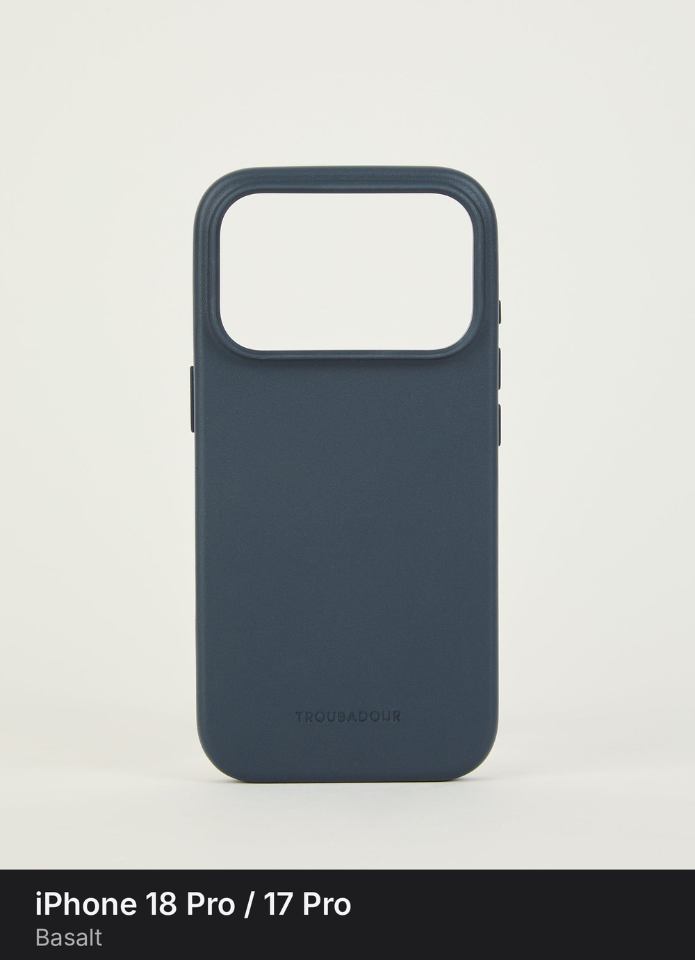 Чехол Mujjo Leather Case для iPhone 18 Pro / 17 Pro Basalt