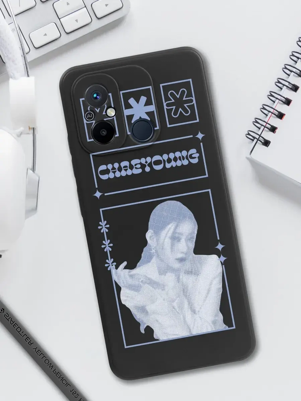 Чехол для Xiaomi Redmi 12C и Poco C55 с принтом