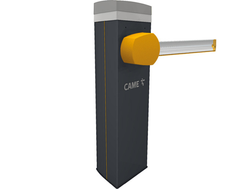 Комплект шлагбаума GARD PT для проездов до 3,8 м (тумба, стрела, светоотражающие полосы, пружины, электрозамок, опора)