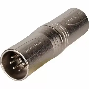 Neutrik NA5MM адаптер-переходник для DMX систем, 5-контактный XLR Male «папа» <-> 5-контактный XLR M