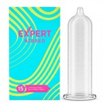 Презервативы EXPERT Ribbed, ребристые, 15 шт