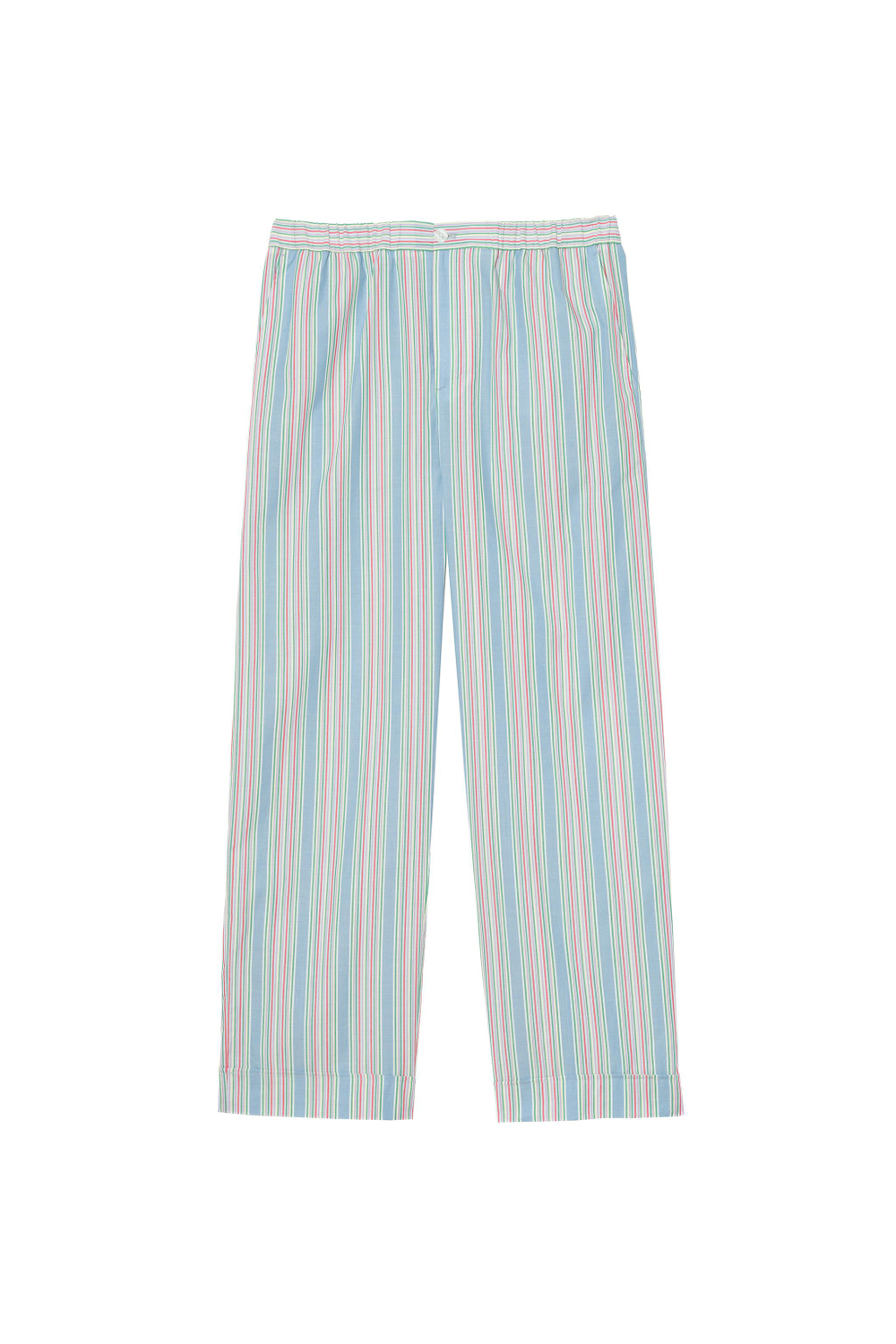 БРЮКИ RELAXED FIT ЖАККАРД В ПОЛОСКУ — ZARA