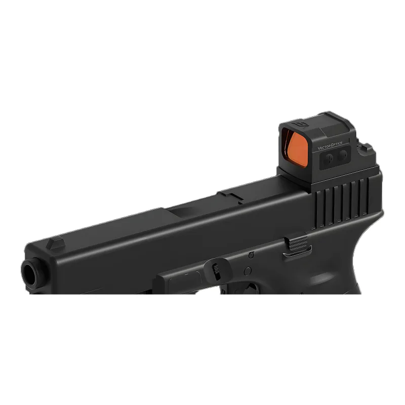 Коллиматор Vector Optics Frenzy-S 1x17x20 Aspheric Pistol, 3 МOA, красная - прицел, установленный на пистолет