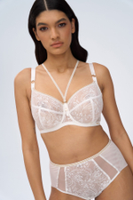 Белый бюстгальтер с мягкой чашкой Chiara Gold (Размер: 90D) (Цвет: белый)