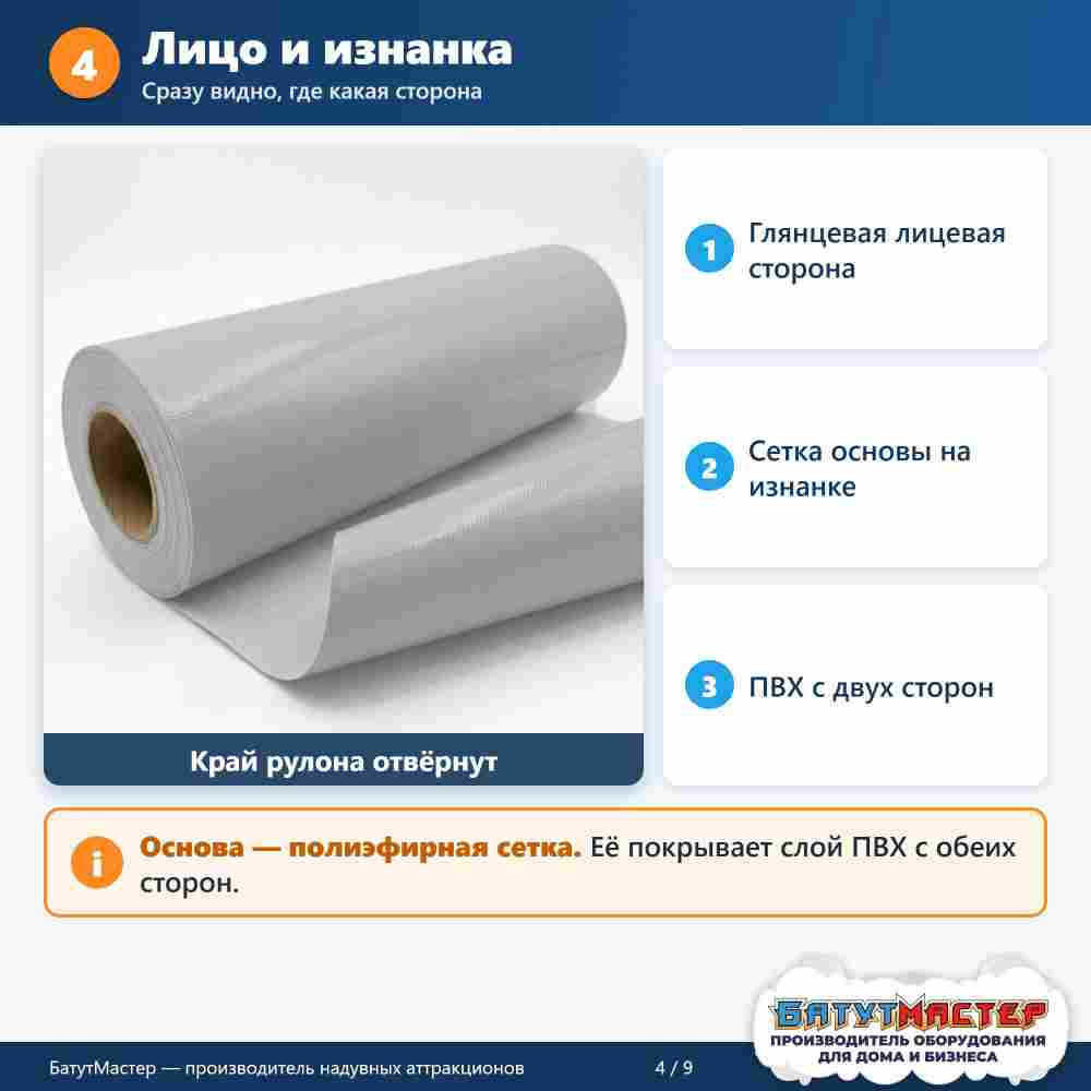 Ткань ПВХ Sijiatex для лодок и бассейнов, 0,60 мм, 750 г/м², серый