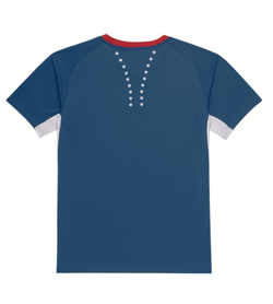 Мужская футболка Yonex Crew Neck — indigo blue