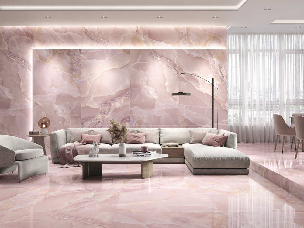 Baldocer Onyx Rose Pulido 120x260