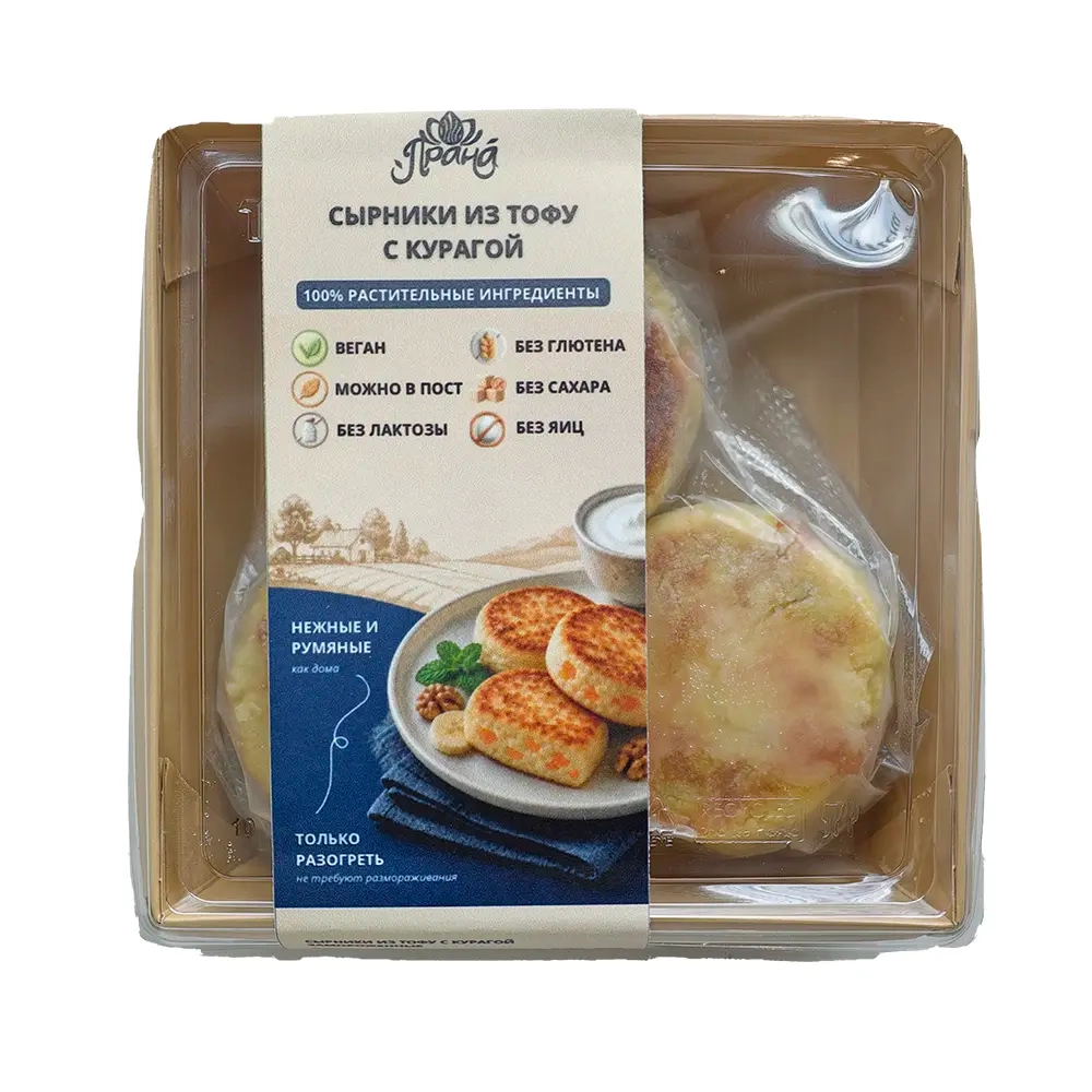 Сырники из тофу с курагой "Prana", 180 г
