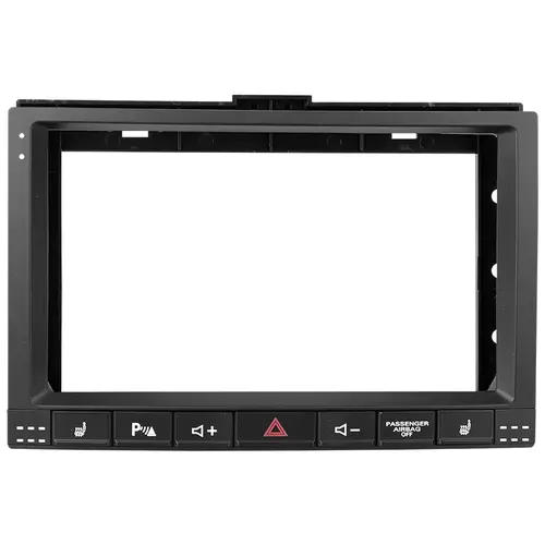 Комплект рамки с разъёмами 9" VW Touareg 2002-2010 с кнопками