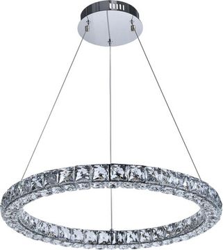 Люстра подвесная LED 60W 3000К-6000К 4052/09/06P хром UltraTon Stilfort