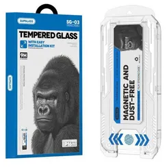 Supglass SG-03 Transparent Glass with Easy Installation Kit For IP 16 Pro /17
