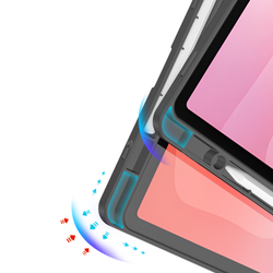 Чехол книжка серого цвета для планшета Samsung Galaxy Tab S11, серия Magi Series Case от Dux Ducis