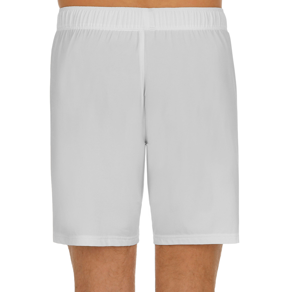 Мужские теннисные шорты Mizuno Flex 8in Shorts Men - White, Silver