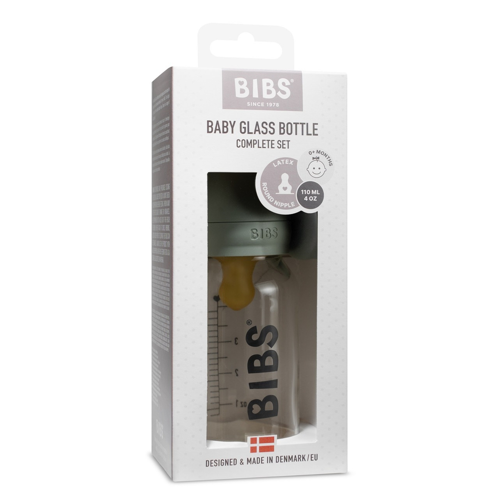 Бутылочка в наборе BIBS Complete Set - Sage, 110 мл