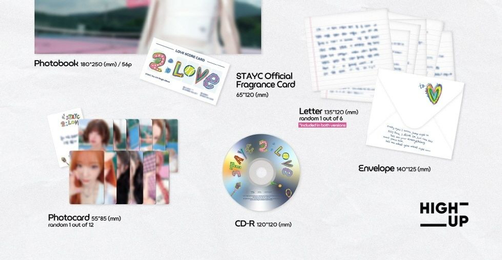 Альбом STAYC - 2:LOVE 6th Single Album RANDOM Version