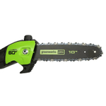 Высоторез/Сучкорез аккумуляторный Greenworks Арт. 1402107, 60V, 25 см, бесщеточный без АКБ и ЗУ