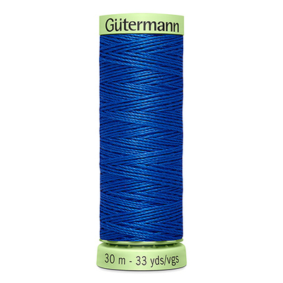 Нить Top Stitch 30/30 м для декоративной отстрочки, Gutermann, 959 голубой королевский