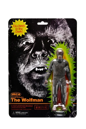 Фигурка NECA Universal Monsters Retro Glow-In-The-Dark The WolfMan (УЦЕНКА)