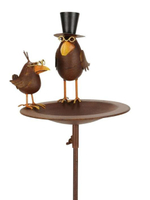 Кормушка для сада CAMPO Home & Garden "Вороны" на опоре 26x22x110 см