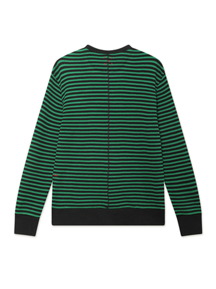 Толстовка Без Капюшона Striped Waffle Crewneck