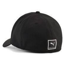 Бейсболка спорт. PUMA Training Flexfit BB Cap 02673401, 91% полиэстер, 9% спандекс, черный