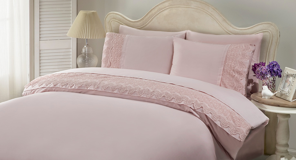 Gelin Home КПБ 6 пр. LIYA бежевый цвет пододеяльник 200*220, простынь 240*260, наволочки 50*70 2шт, декоративные наволочки 50*70 2шт GLNN135