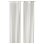 Комплект штор IKEA ROSENROBINIA (РОЗЕНРОБИН), Белый, 145x250 см, 2 шт