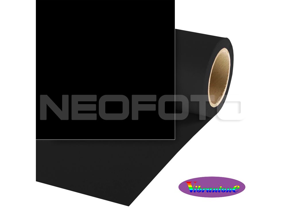 Фон бумажный Vibrantone VBRT1210 Black 1.35x11м черный