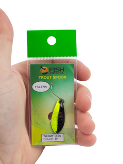 Блесна Fish Crystal FALENA 30 мм 3г на форель цвет 99