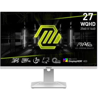 Монитор MSI MAG 274QRFW 27" 16:9 WQHD (2560x1440) Rapid IPS, 1ms, 180Hz, White