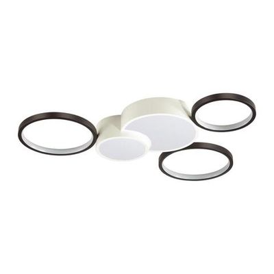 5253/80CL LEDIO LN26 291 белый, черный Люстра потолочная диммир. с ДУ LED 80W 220V NORBERT