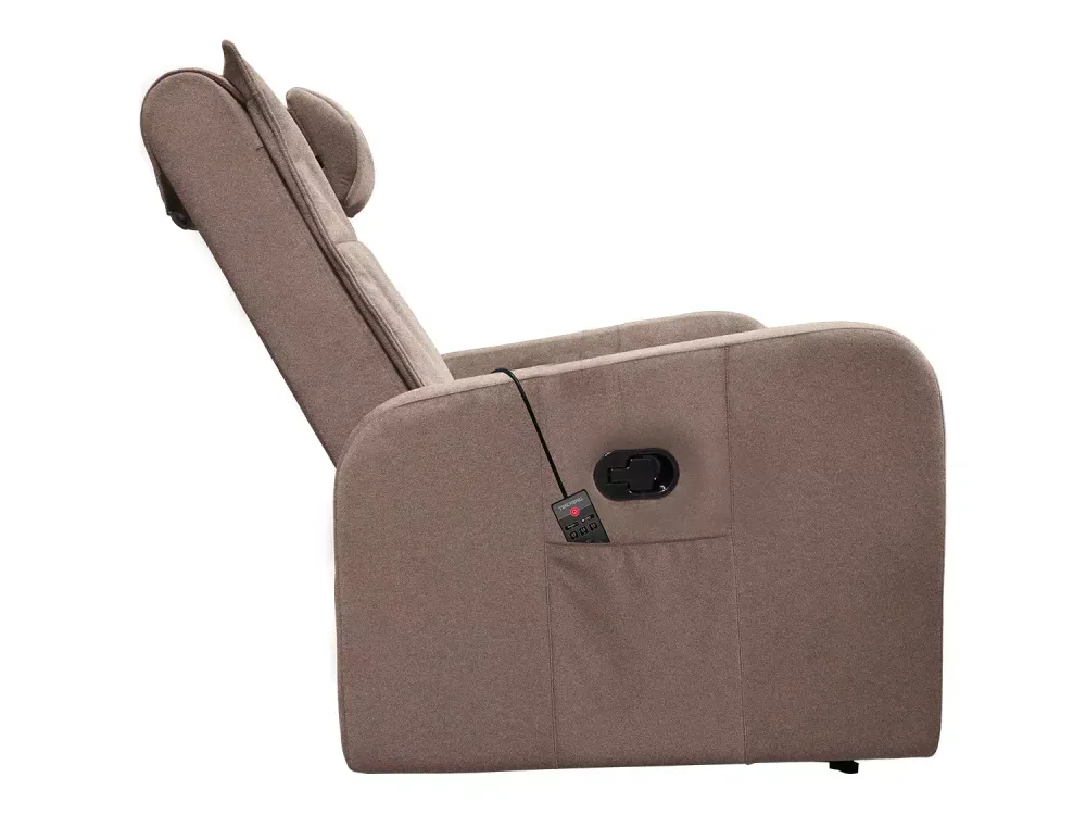 Массажное кресло реклайнер с механическим приводом FUJIMO COMFORT CHAIR F3005 FMF Грейси, Терра, Ваниль