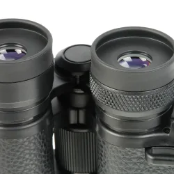 Бинокль Veber Classic БПЦ 12x50 VL - крупный план окуляров и колесика фокусировки