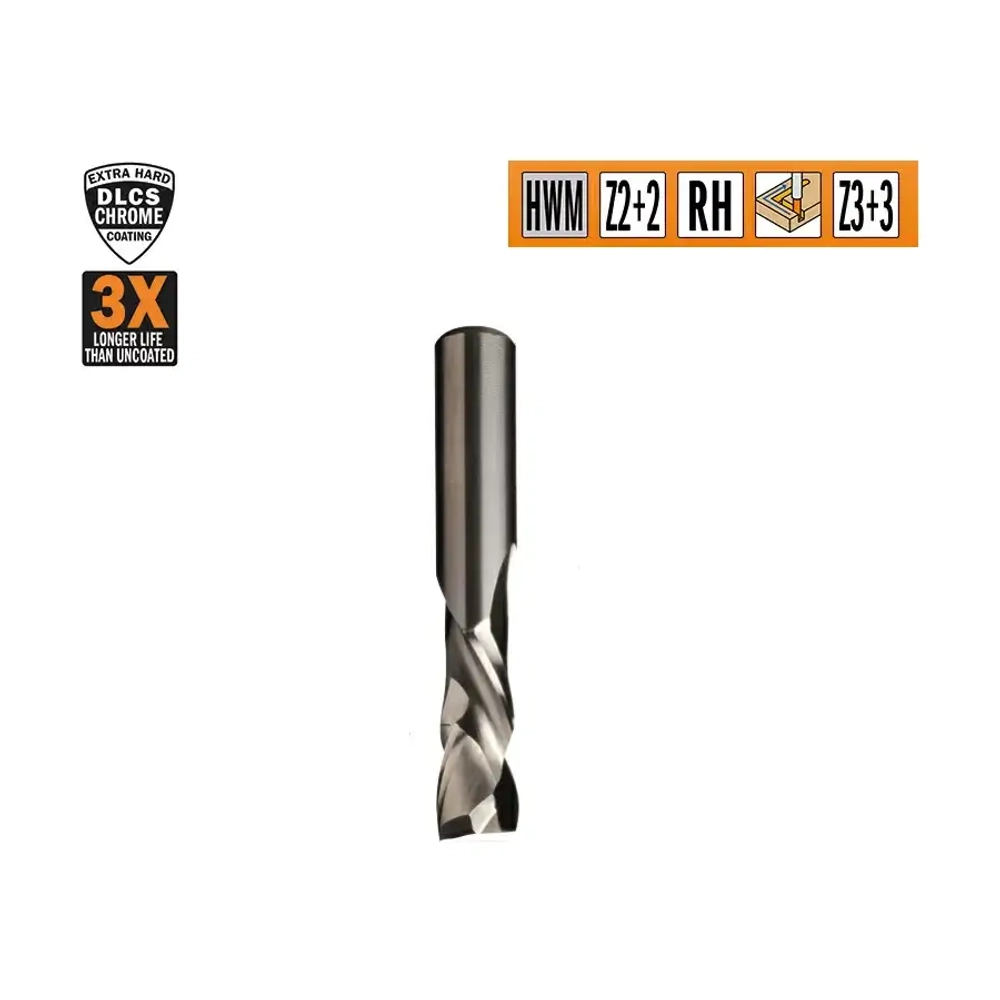 Фреза спиральная монолитная 10x32x80 Z=2+2 S=10 RH CMT 190.100.11