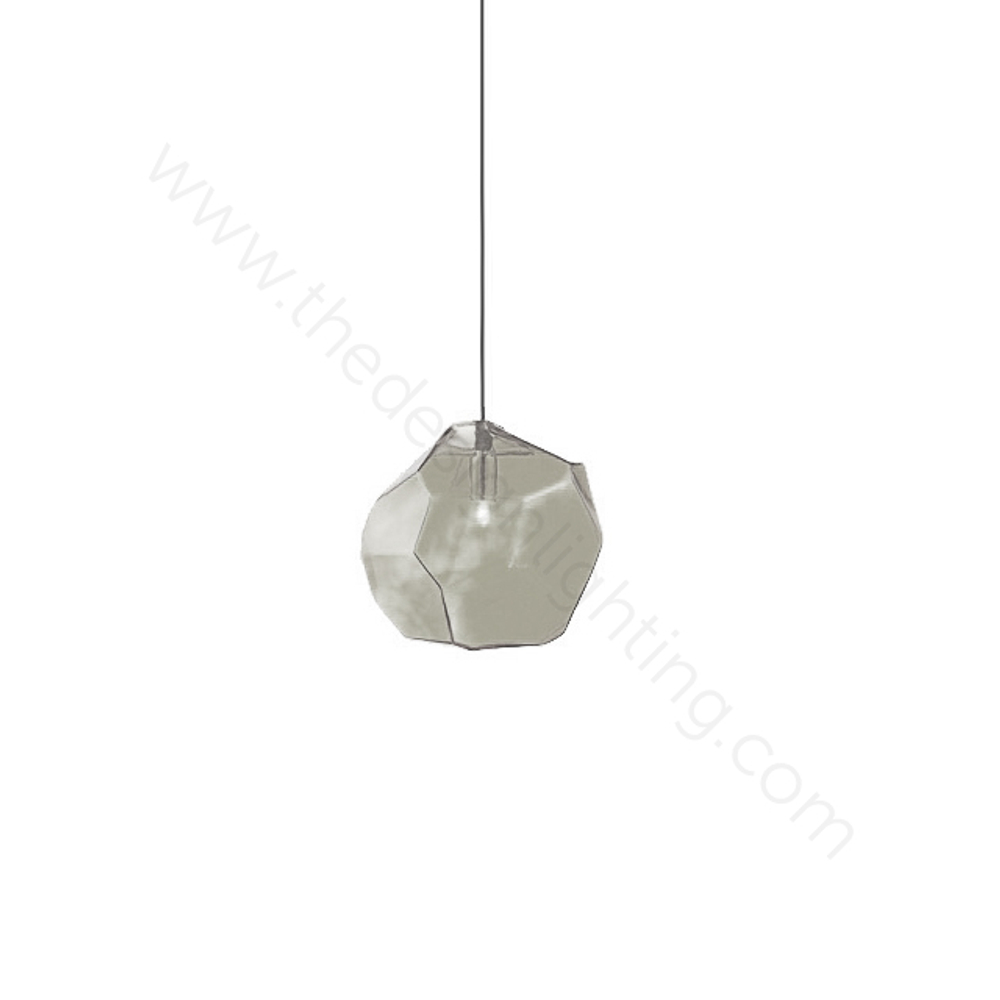 Pendant design lamp Ice Cube by Lasvit (Grey)