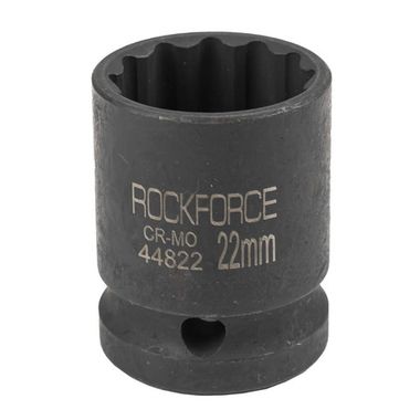 Головка ударная 22мм 12гр. 1/2'' RockForce RF-44822
