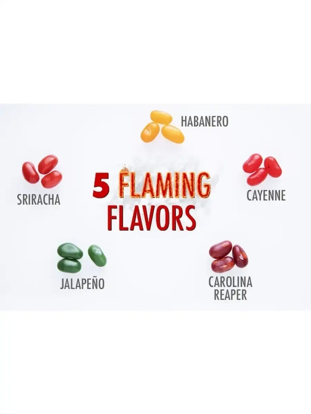 Драже жевательное Bean Boozled Flaming Five(острые вкусы)