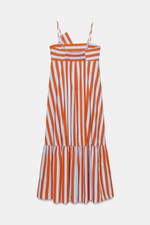 ПЛАТЬЕ В ПОЛОСКУ С УЗЛОМ — ZARA