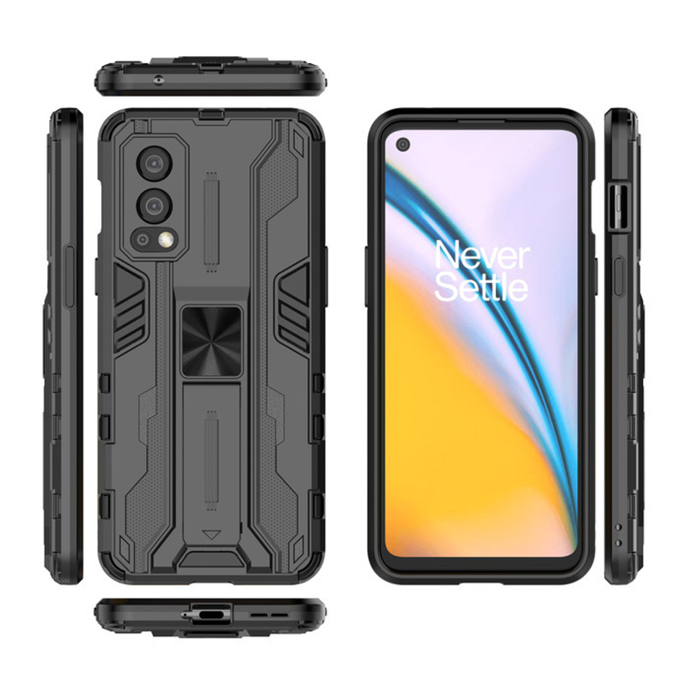 Противоударный чехол с подставкой Transformer для OnePlus Nord 2 5G