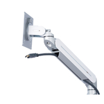 ErgoFount DFS-202DC Настольное крепление для 2 мониторов диагональю до 24'' с шарнирными двухколенными вылетами, газово-пружинными амортизаторами и зажимом к столу типа "С". Цвет - серебристый