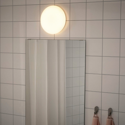 IKEA BARLAST  (ИКЕА БАРЛАСТ)  -  Лампа потолочная/настенная LED - белый 25 см