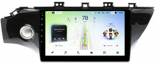 Магнитола для KIA Rio 4, Rio X-Line 2017-2020 (рамка с кнопкой) - Teyes CC4L-DTS монитор 10.1" IPS, Android 14, Быстрая, Snapdragon 662, CarPlay, 4G SIM-слот